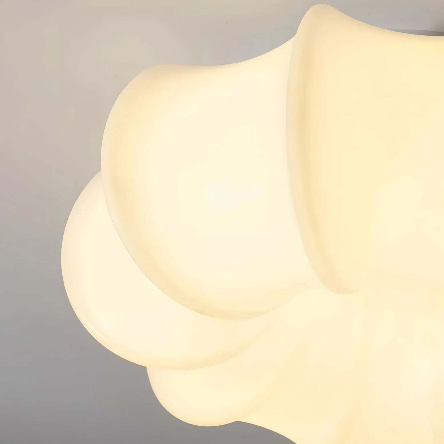 Pumpkin White Ceiling Lamp -Homdiy