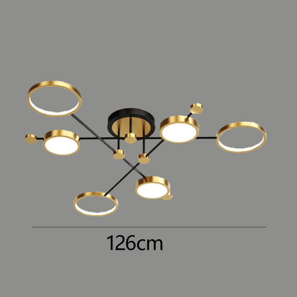 Modern Luxurious Metal LED Living Room Ceiling Light   SKU 未定