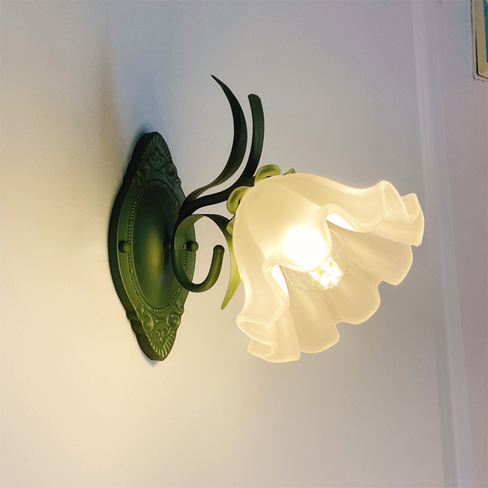 Homdiy Wall Light Lily of the Valley Flower Wall Lamp For Living Room ...