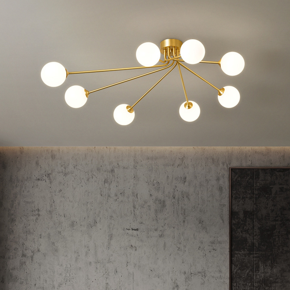 Luxury Personalized Creative Gold Metal Ceiling Lamp -Homdiy