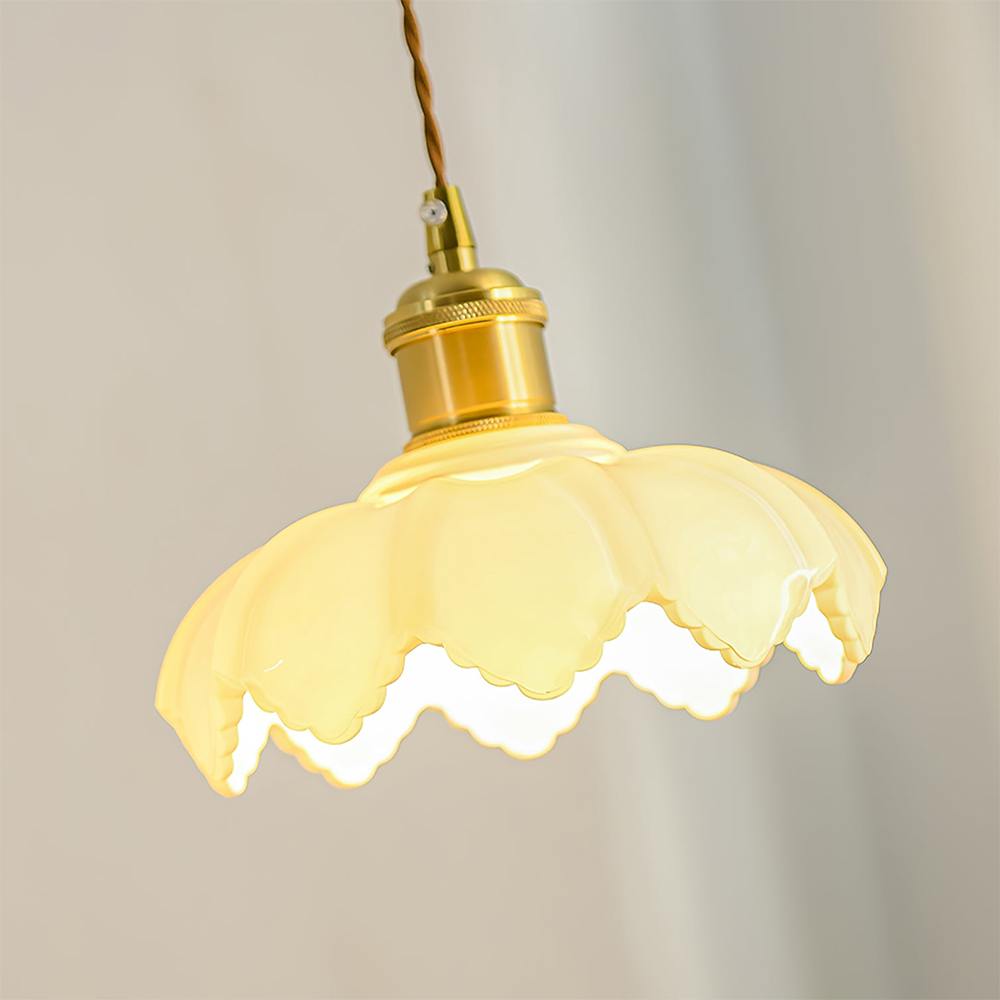 French Petal Pendant Light -Homdiy
