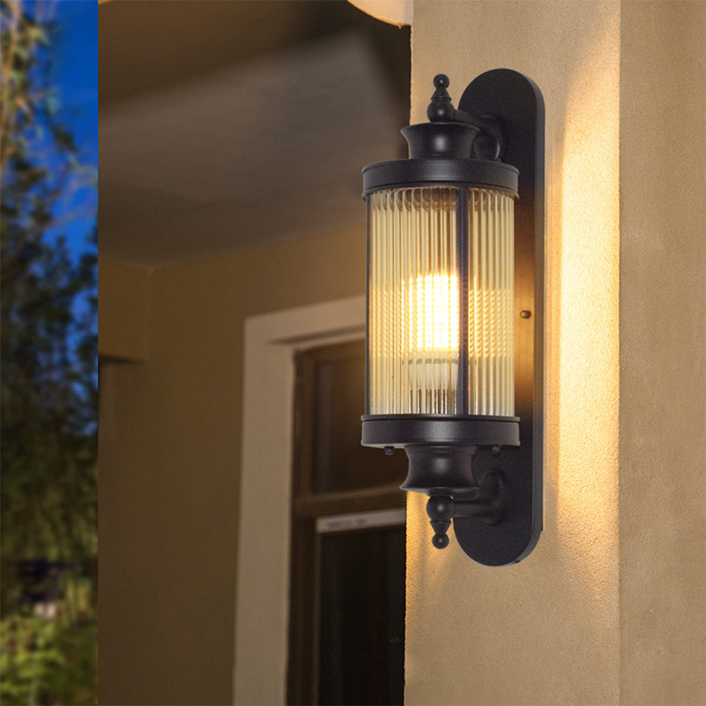 Vintage Lantern Outdoor Wall Lamp -Homdiy