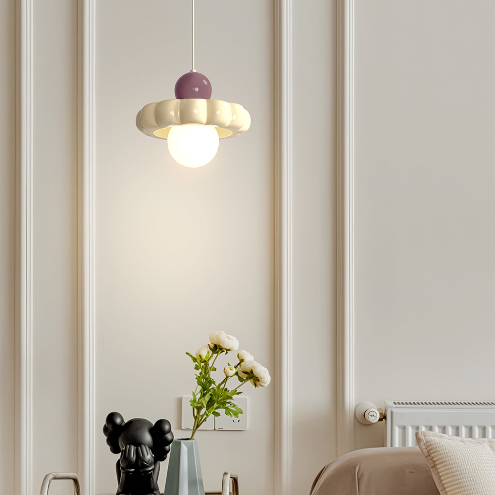 Cream Cloud Pendant Light -Homdiy