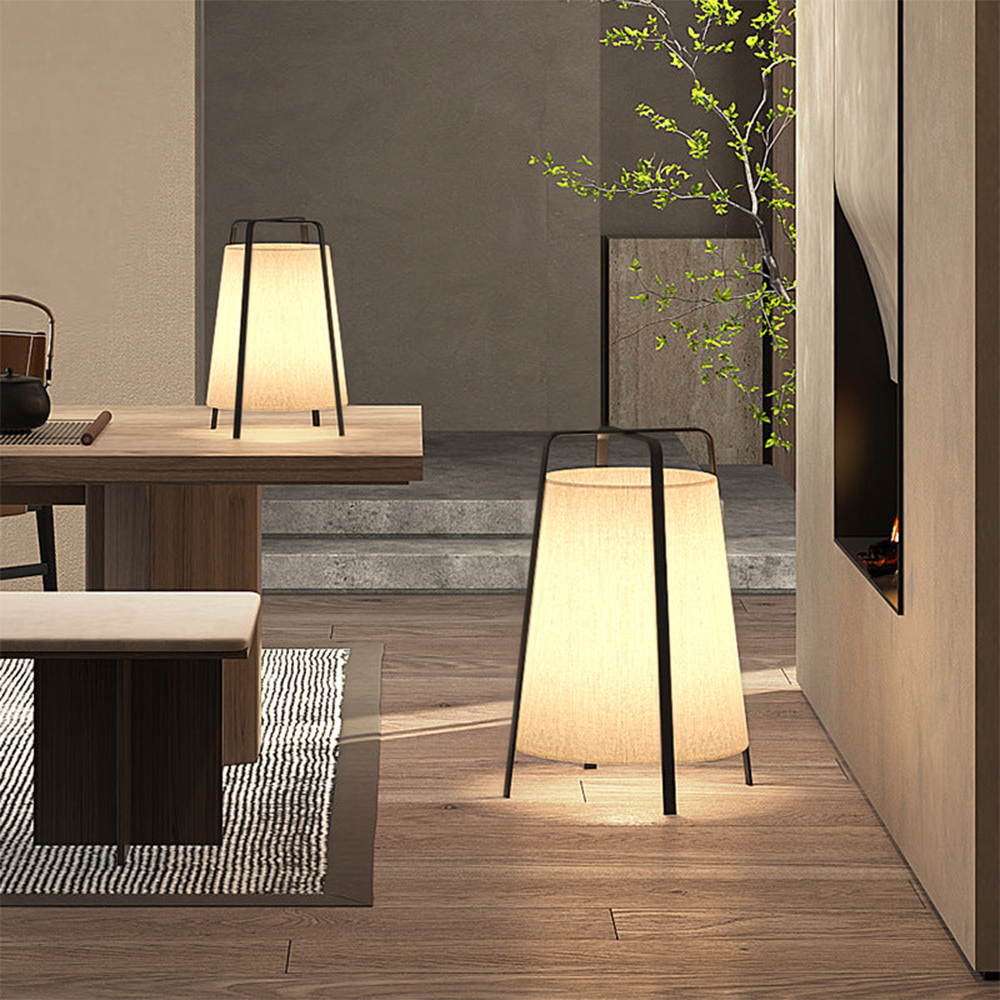 Fabric Floor Lamp for Living Room -Homdiy