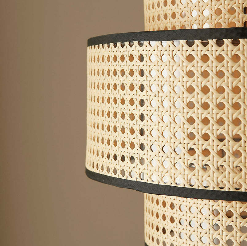 Japanese Rattan Weaving Pendant Light -Homdiy