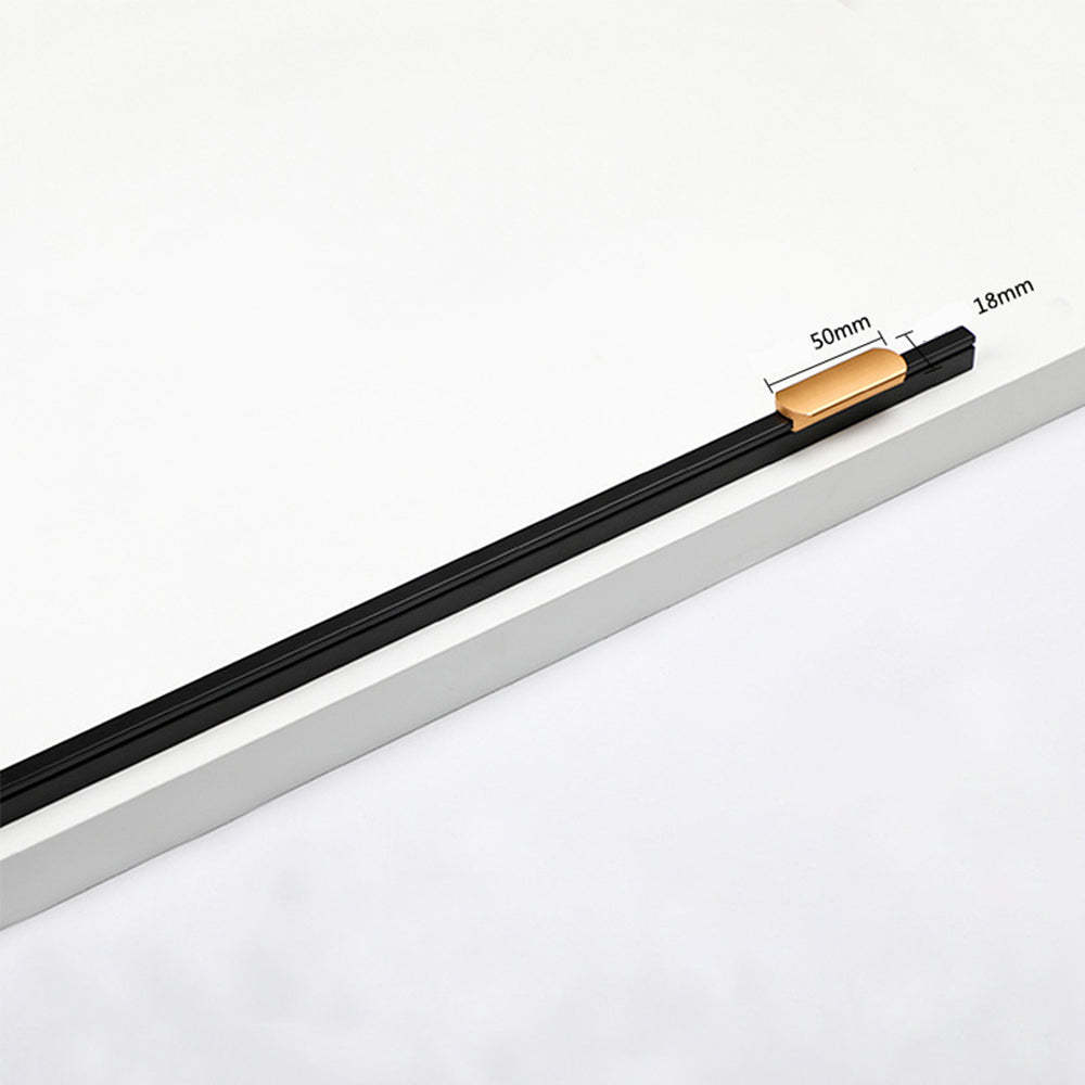 Aluminum Decorative Cabinet Pull Closet Door Hardware Handles for Furniture Cabinet -Homdiy