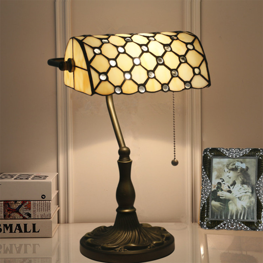 Tiffany Stained Glass Table Lamp -Homdiy