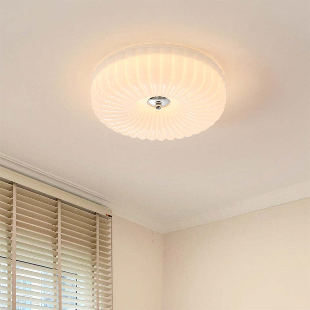 Medieval Cream Style Bauhaus Glass Ceiling Light -Homdiy