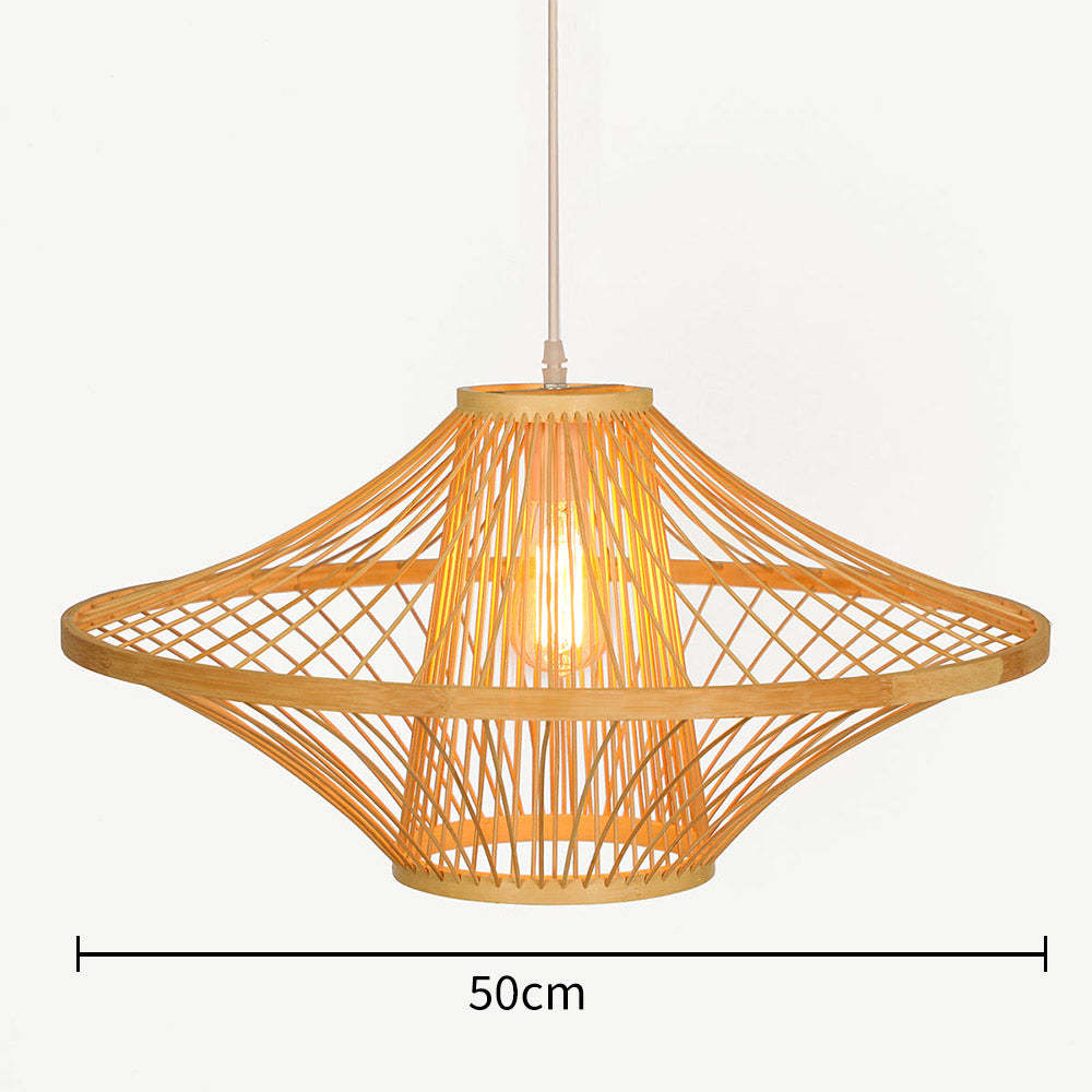 Creative Handcrafted Bamboo Pendant Light -Homdiy