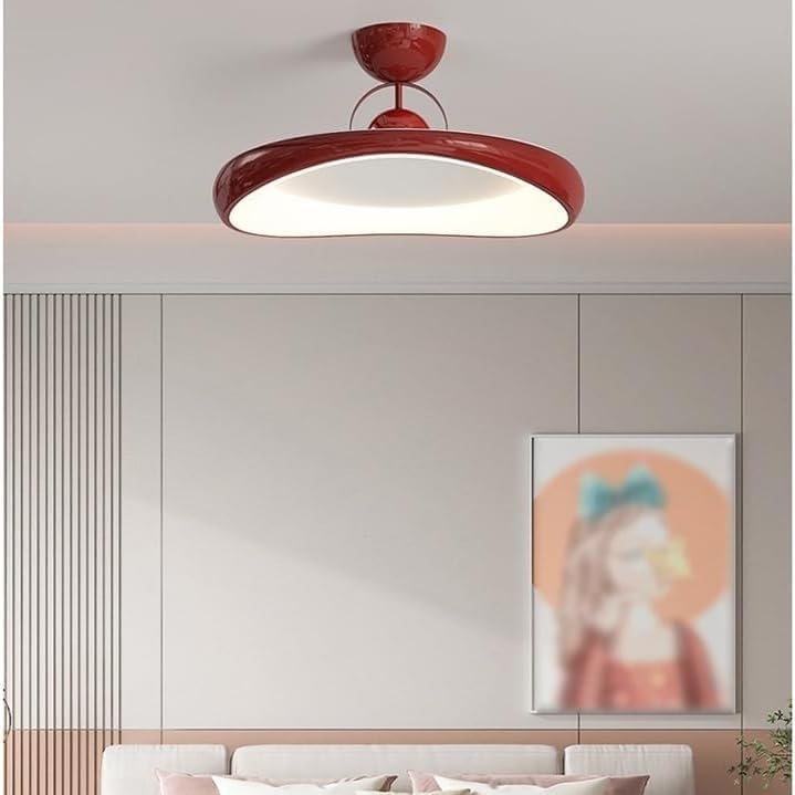 Cream Style Iron LED Living Room Ceiling Lights