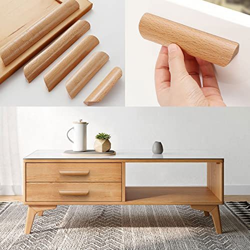 Morden Solid Wood Cabinet Drawer Pulls -Homdiy