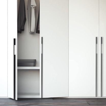 Solid Aluminum Alloy Modern Slimline Gold Cabinet and Drawer Handles