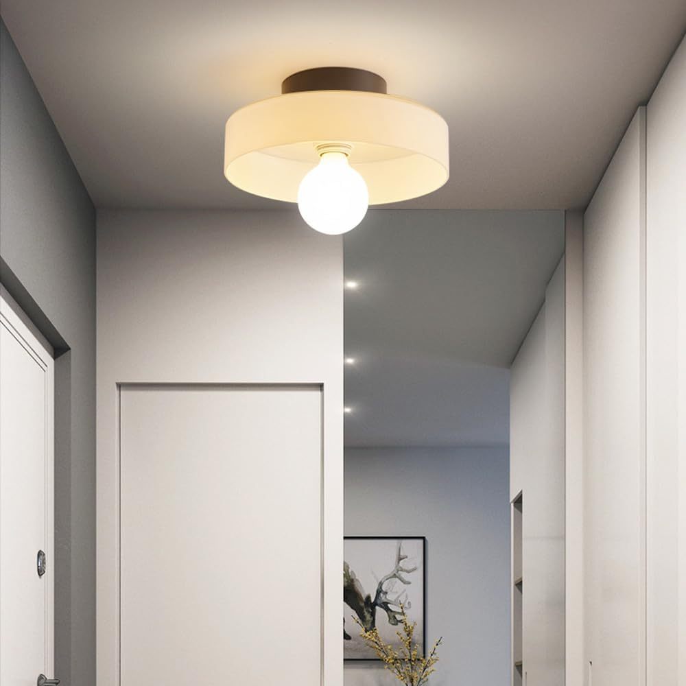 Bauhaus Mini Round Modern Glass Ceiling Light