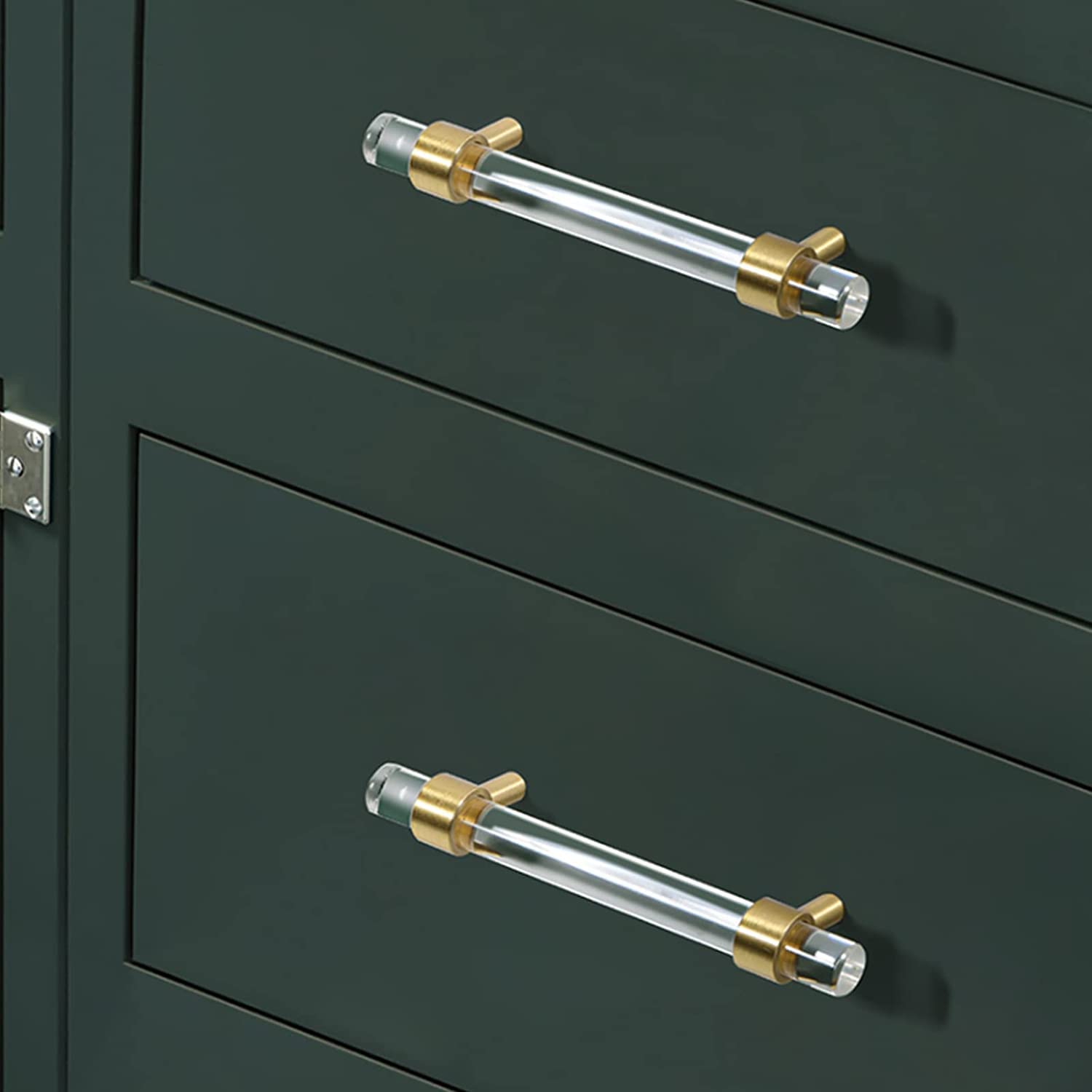 Homdiy Cabinet Pulls Clear Acrylic Kithcen Pulls Crystal Drawer Dresser Handles Homdiyhardware