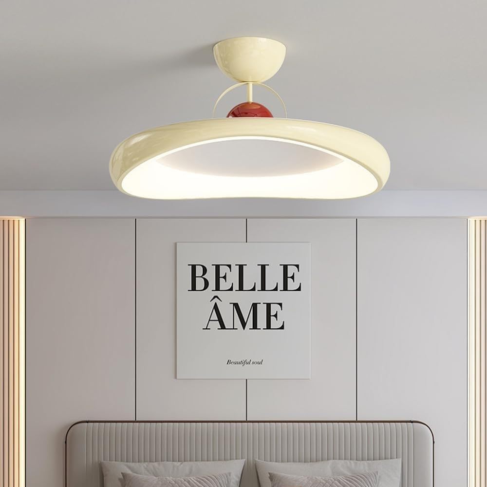 Cream Style Iron LED Living Room Ceiling Lights