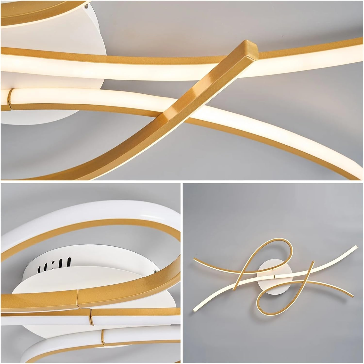 Unique Creative Musical Notes LED Ceiling Lamp