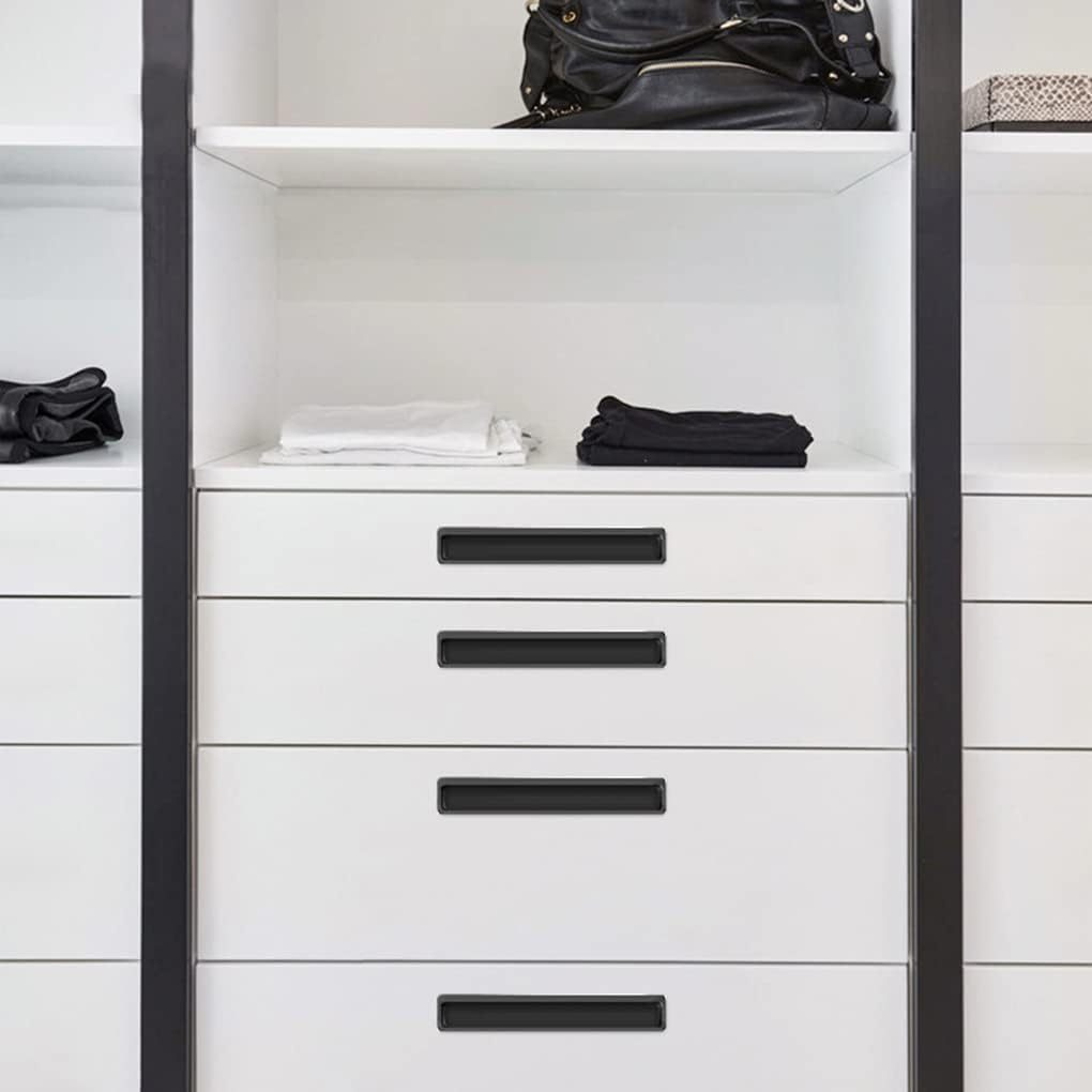 Modern Slotted Recessed Concealed Sliding Door Cabinet Handles