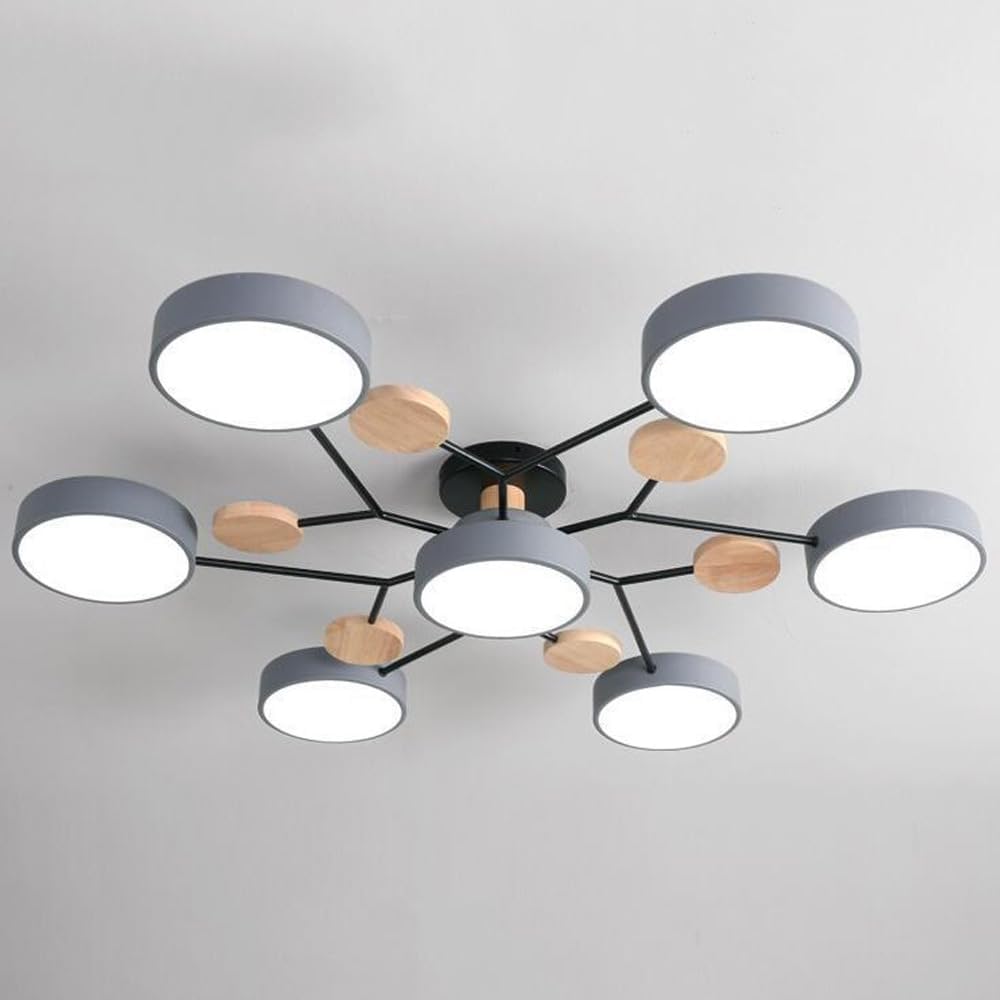 Branched Modern Iron LED Living Room Ceiling Light