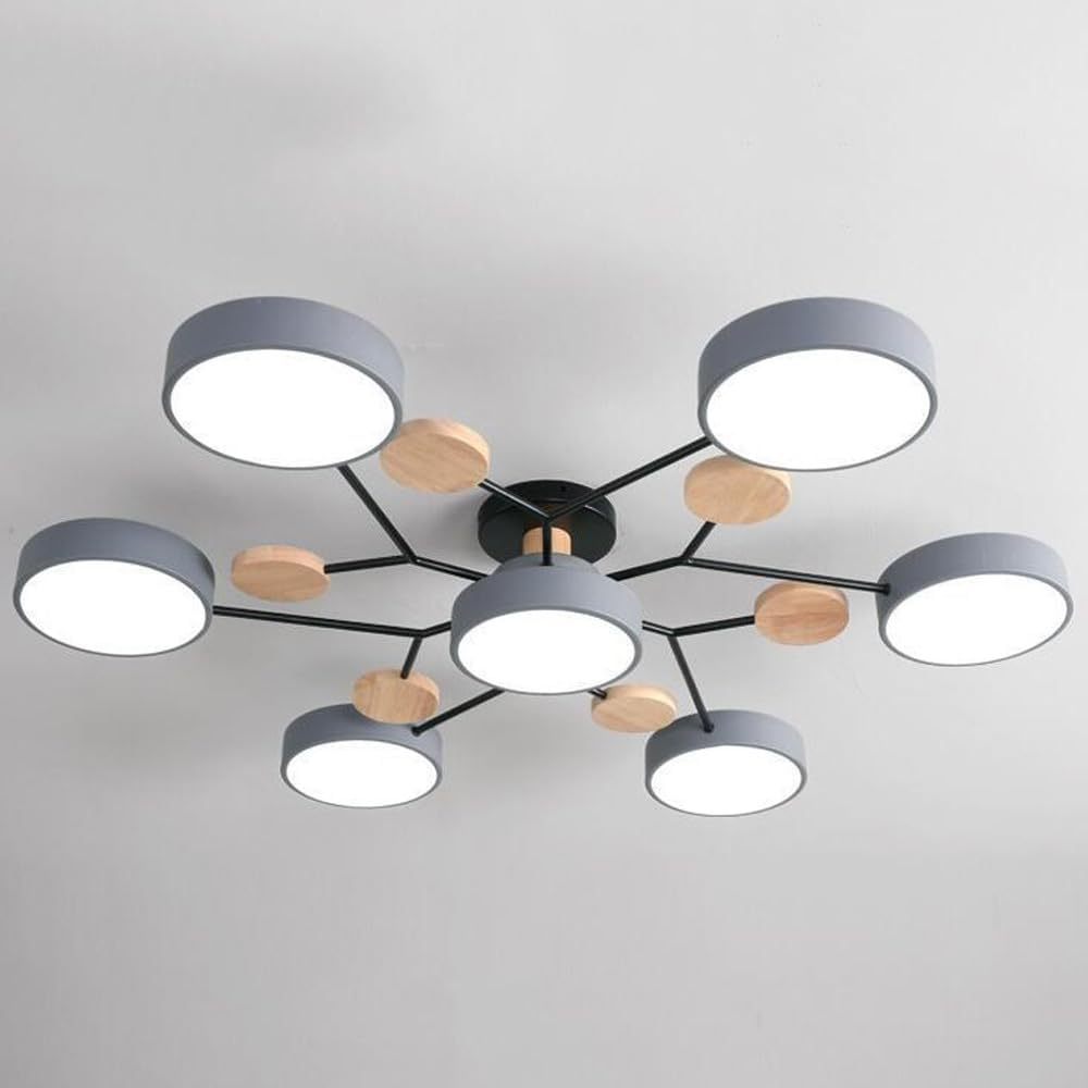 Branched Modern Iron LED Living Room Ceiling Light