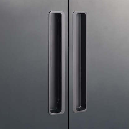 Modern Slotted Recessed Concealed Sliding Door Cabinet Handles