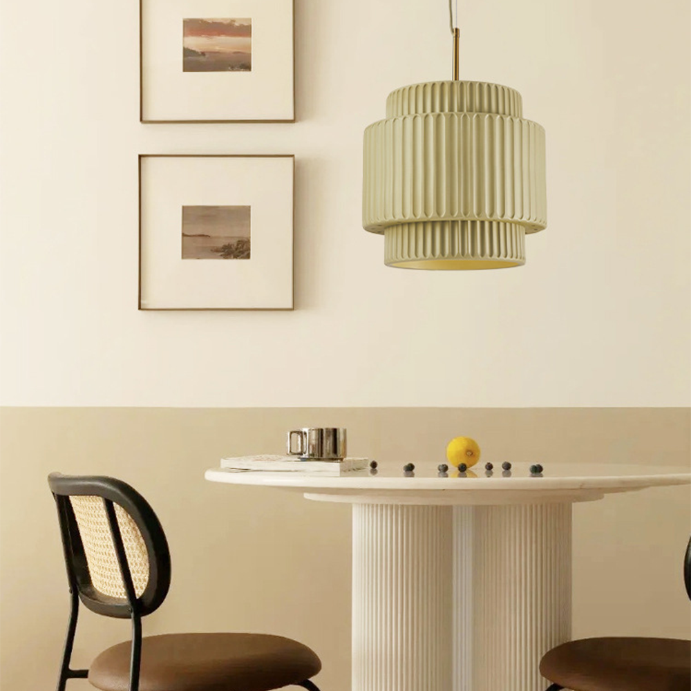 Nordic Minimalist Wabi-Sabi Style Cream Style Pendant Light -Homdiy