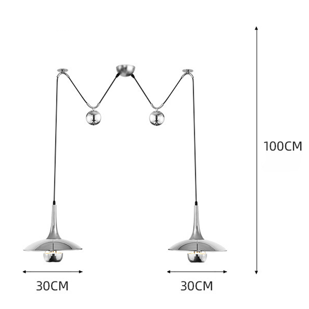Creative Bauhaus Adjustable Lifting Pendant Lighting -Homdiy