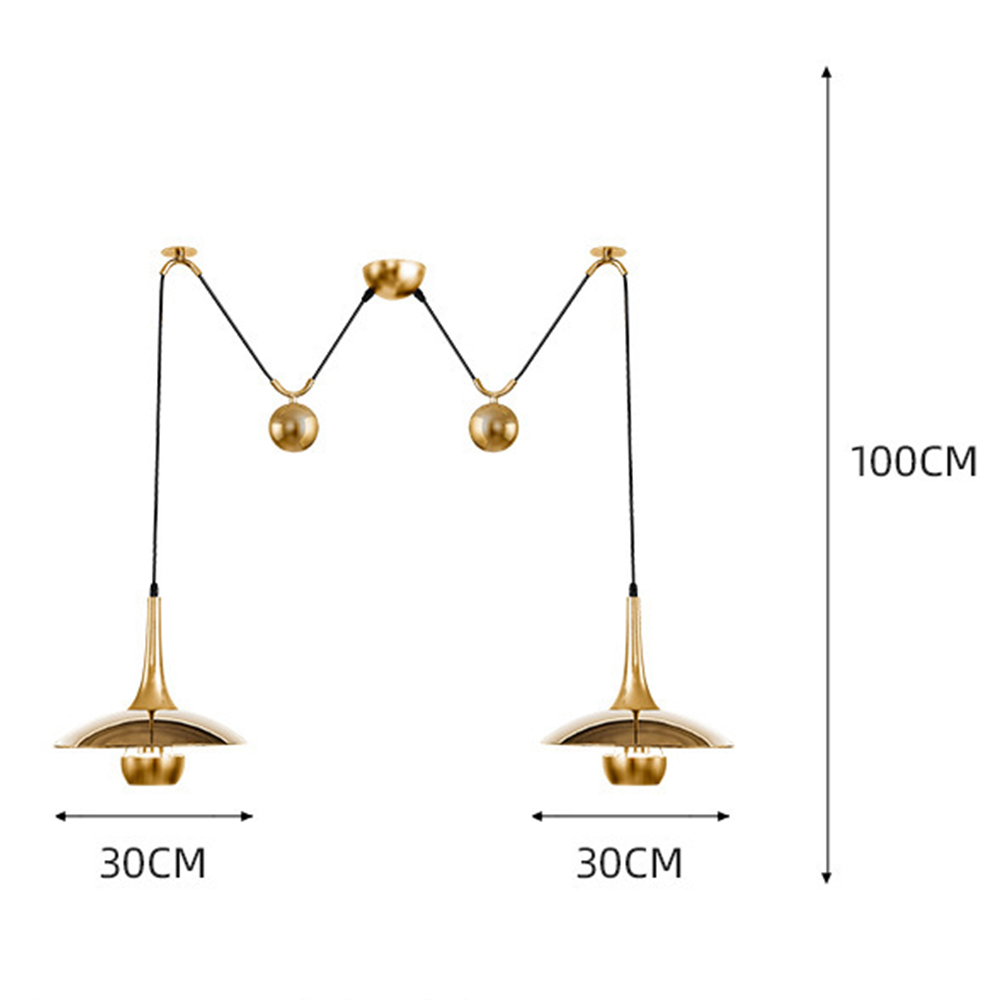 Creative Bauhaus Adjustable Lifting Pendant Lighting -Homdiy