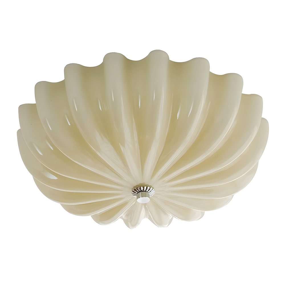 French Style Bauhaus Glass Led Living Room Ceiling Light-16