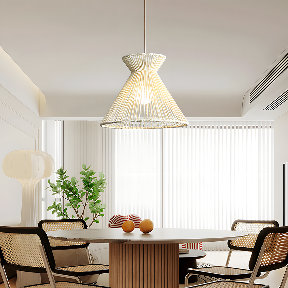 Paper Woven Hanging Lamp for Modern Interiors