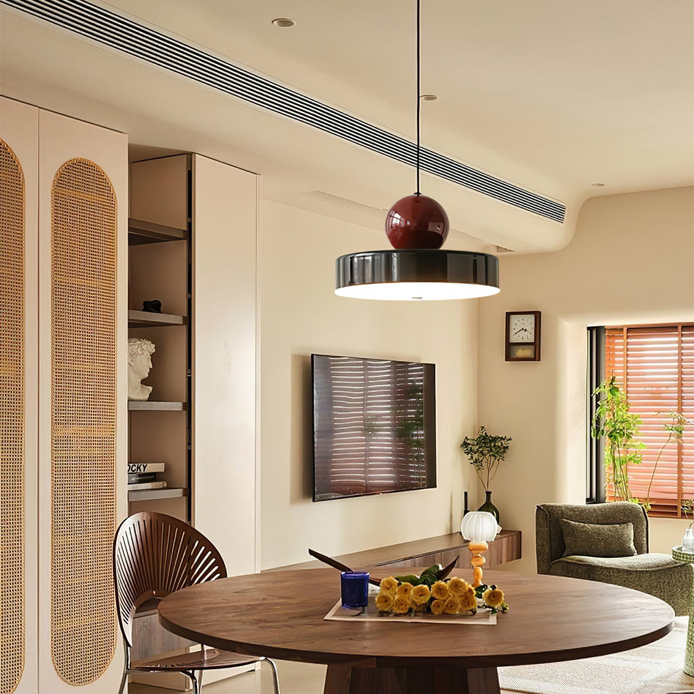 Small Wabi-Sabi LED Dining Room Pendant Light