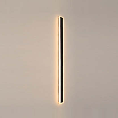 IP65 Modern Long Stripe Black Outdoor LED Porch Wall Lights