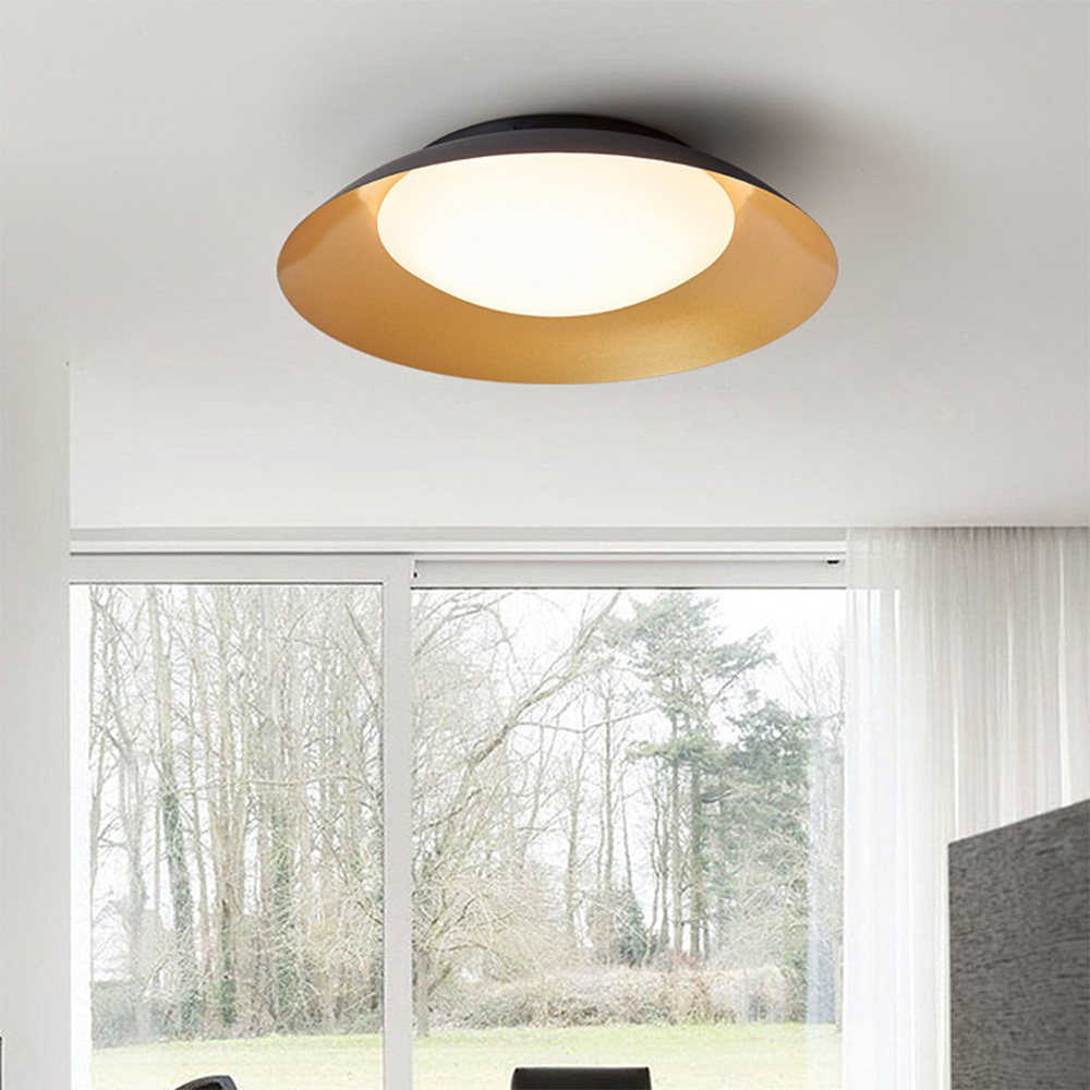 [Copy]Circles Semi Flush Modern Bedoom LED Ceiling Light