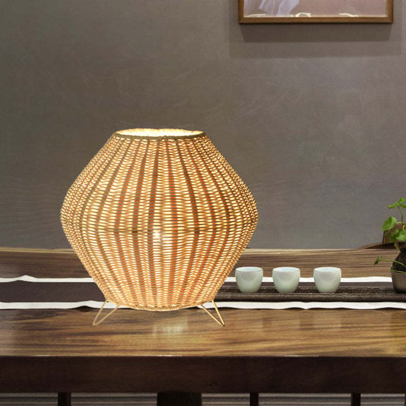 Shops rattan table lamp