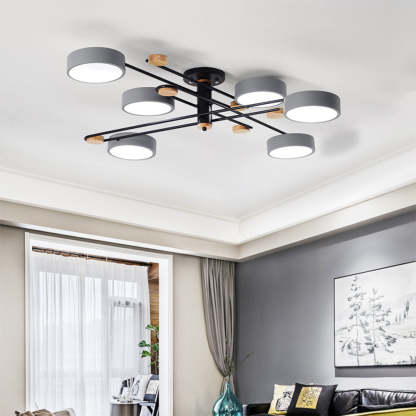 Led ceiling light for living room-modern, iron | Gleamlamp UK