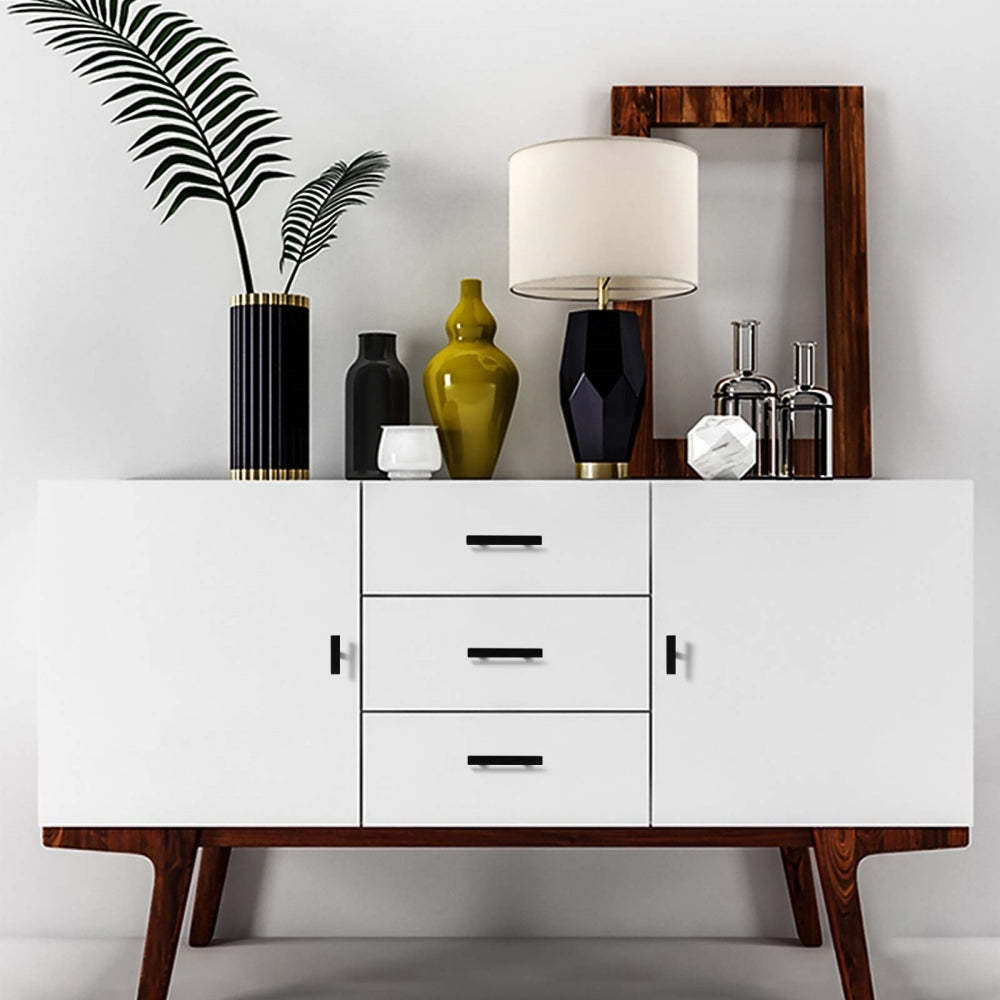 Modern Square Black Cabinet Handles For Kithcen -Homdiy