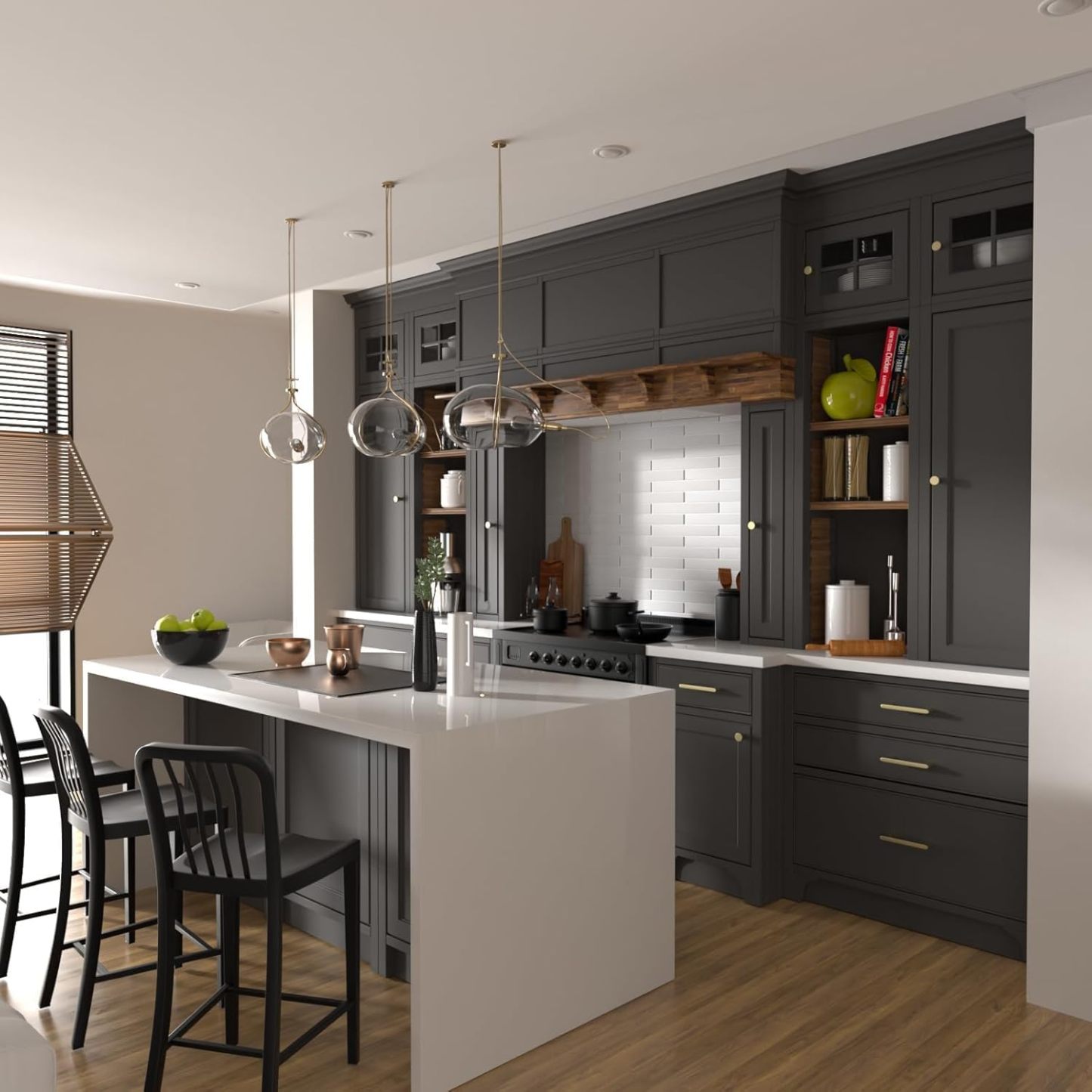 Cabinet Pulls Brushed Gold & Black Cabinet Pulls Kitchen Livingroom Pulls