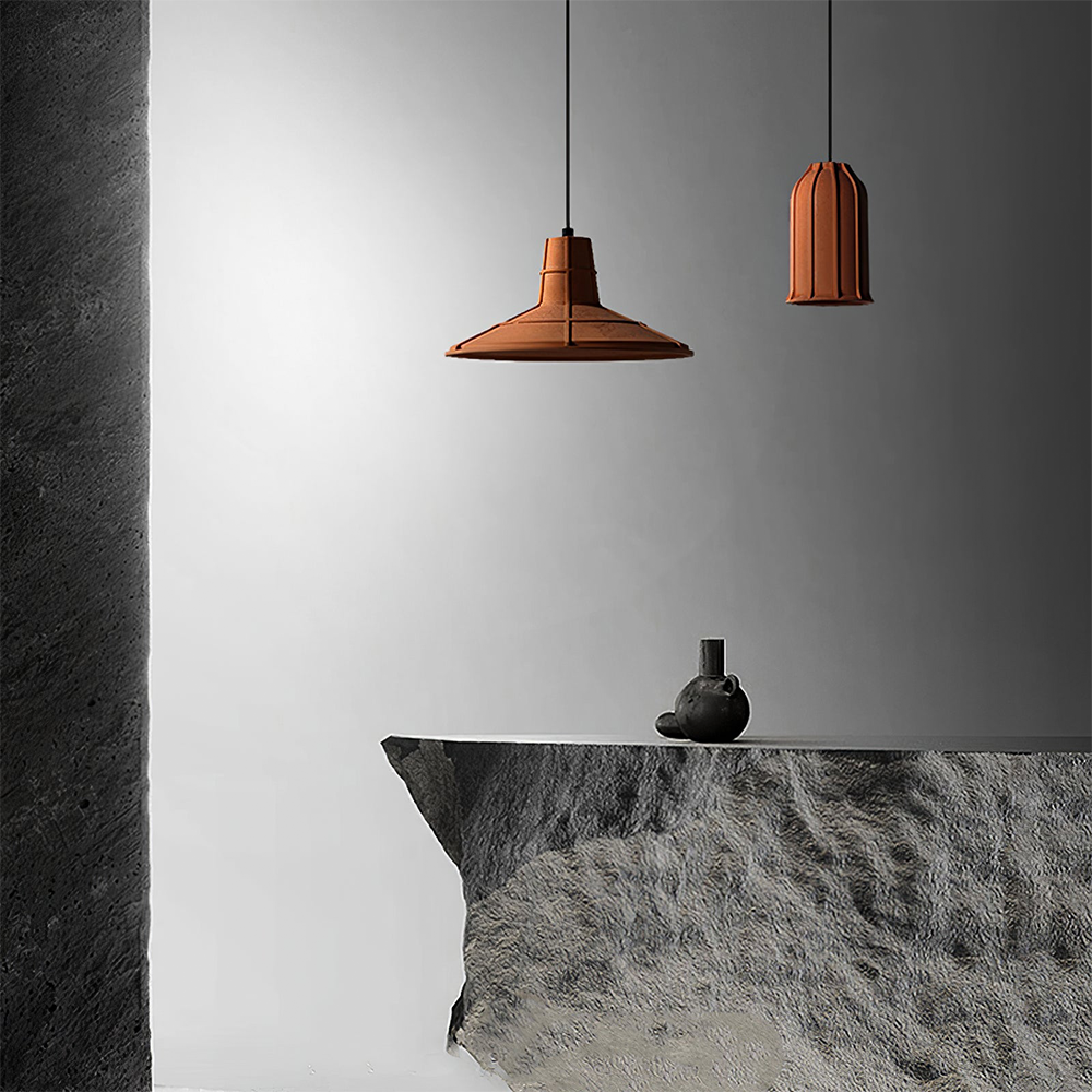 Modern Industrial Cement Pendant Light -Homdiy