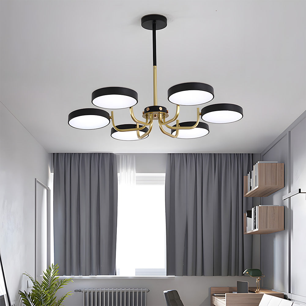 Nordic Iron LED Ceiling Light for Living Room