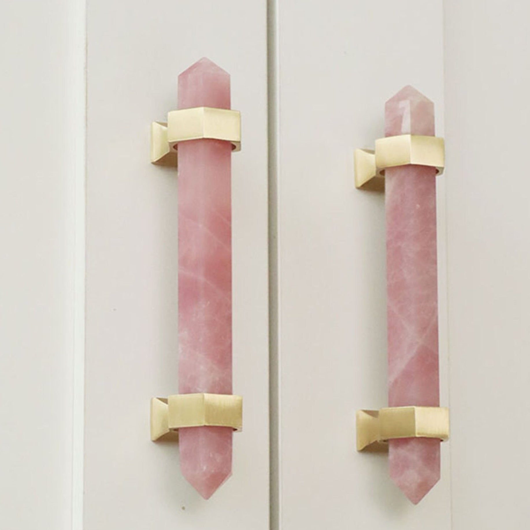  Luxury Natural Crystal Cabinet Handles And Wardrobe T Bar Knobs