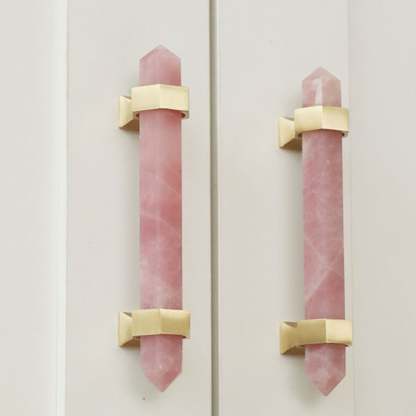  Luxury Natural Crystal Cabinet Handles And Wardrobe T Bar Knobs