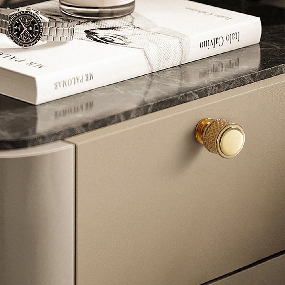 Shiny Modern Zinc Alloy Titanium Gold Black Door Handles