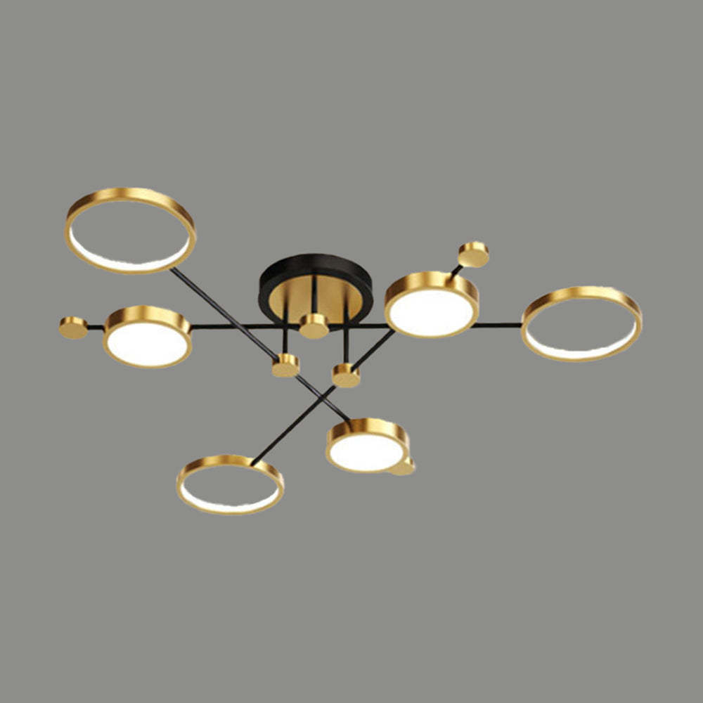 Modern Luxurious Metal LED Living Room Ceiling Light   SKU 未定