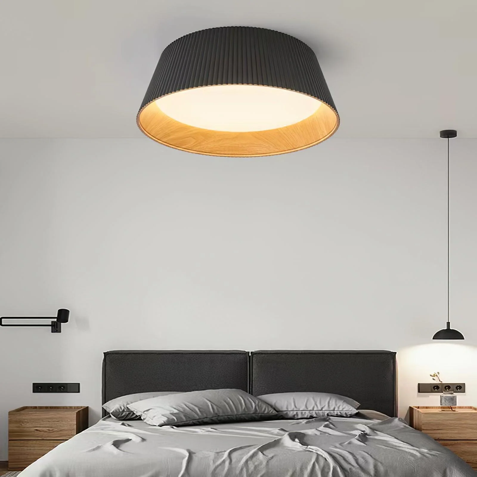 Minimalism Resin LED Bedroom Ceiling Lights