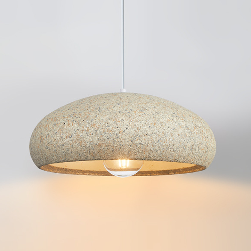 Creatieve Kom Vormige Star Dot Geel Wabi Sabi Pendant Light -Homdiy