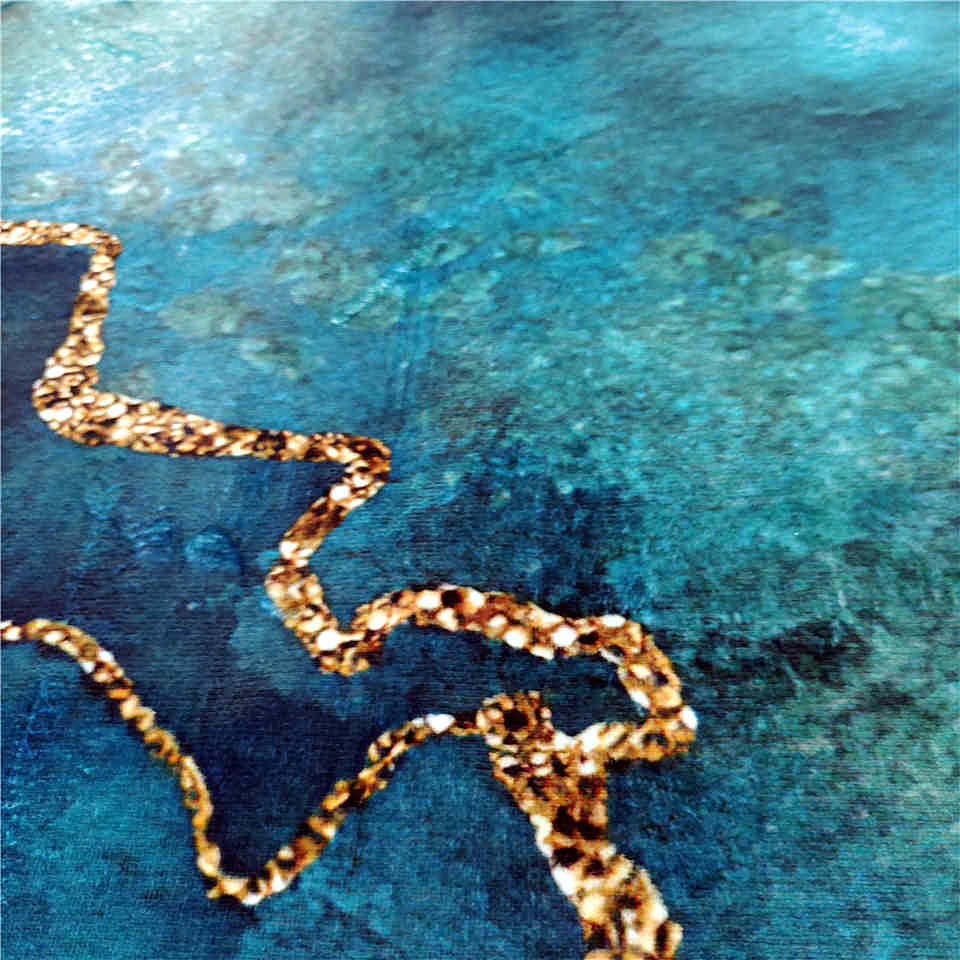 Luxury Teal Rug For Living Room Decoration Big Floor Mat -Homdiy