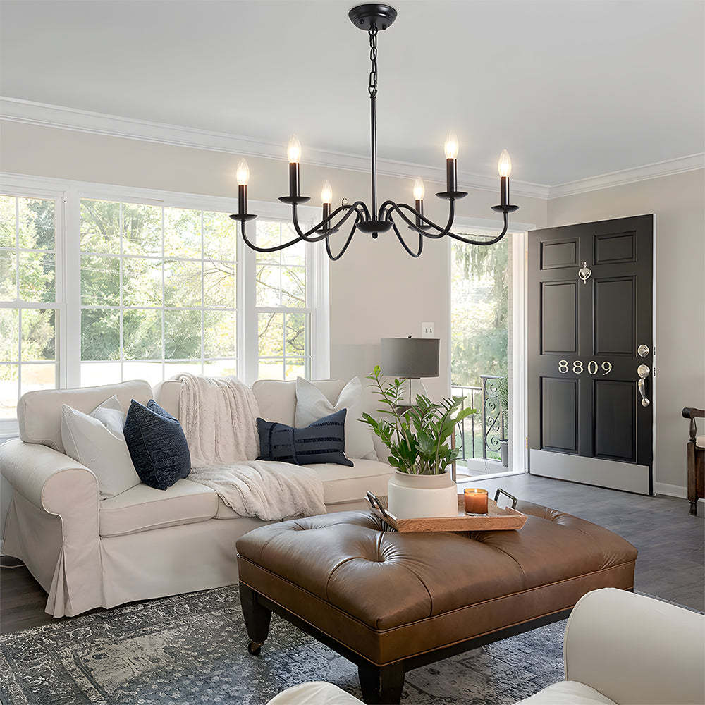 Simple Modern Iron Bedroom Pendant Lights