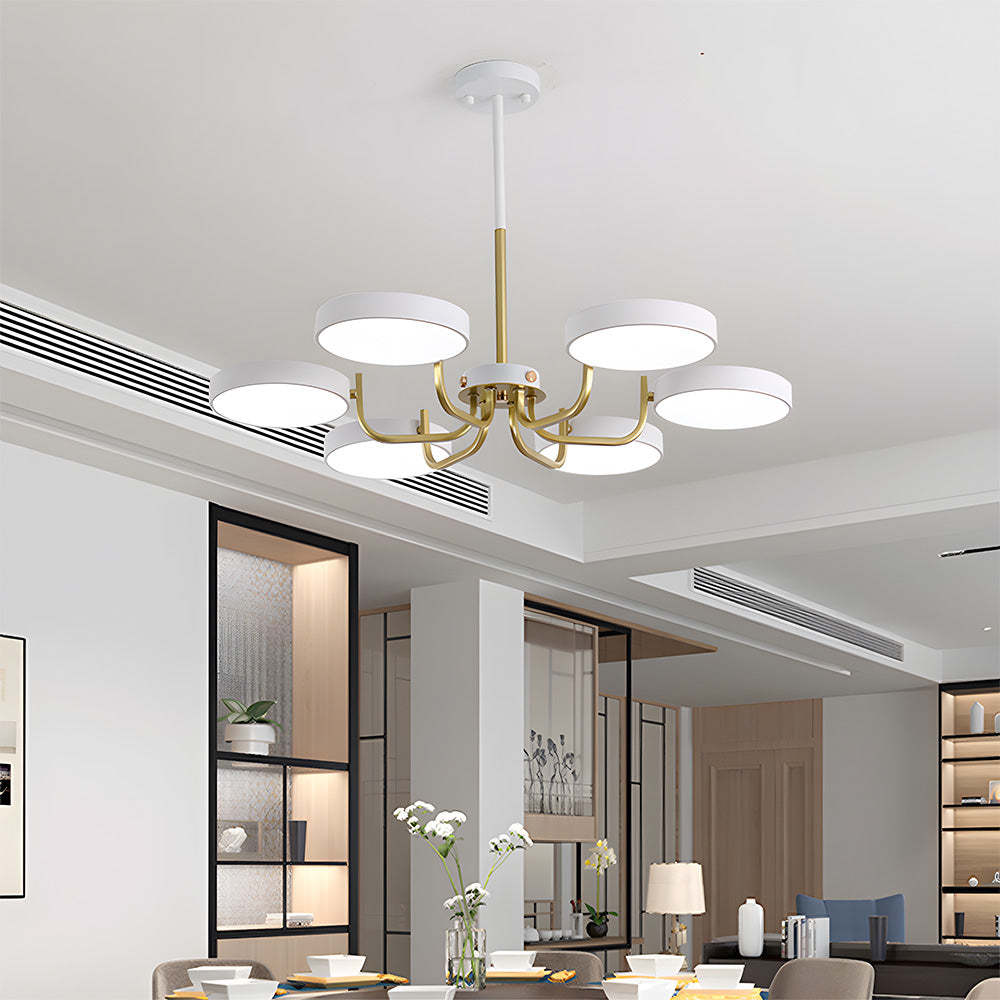 Nordic Iron LED Ceiling Light for Living Room