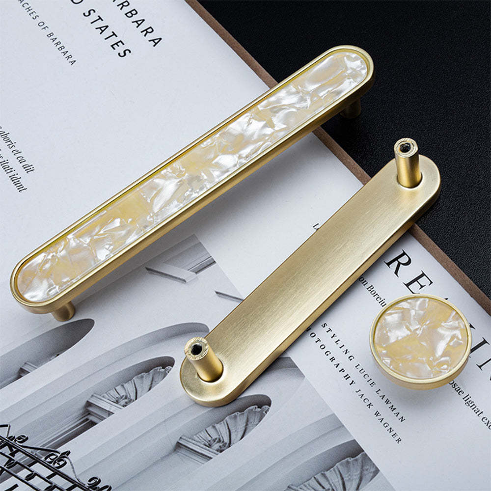 Luxury Natural Shell Cabinet Handles