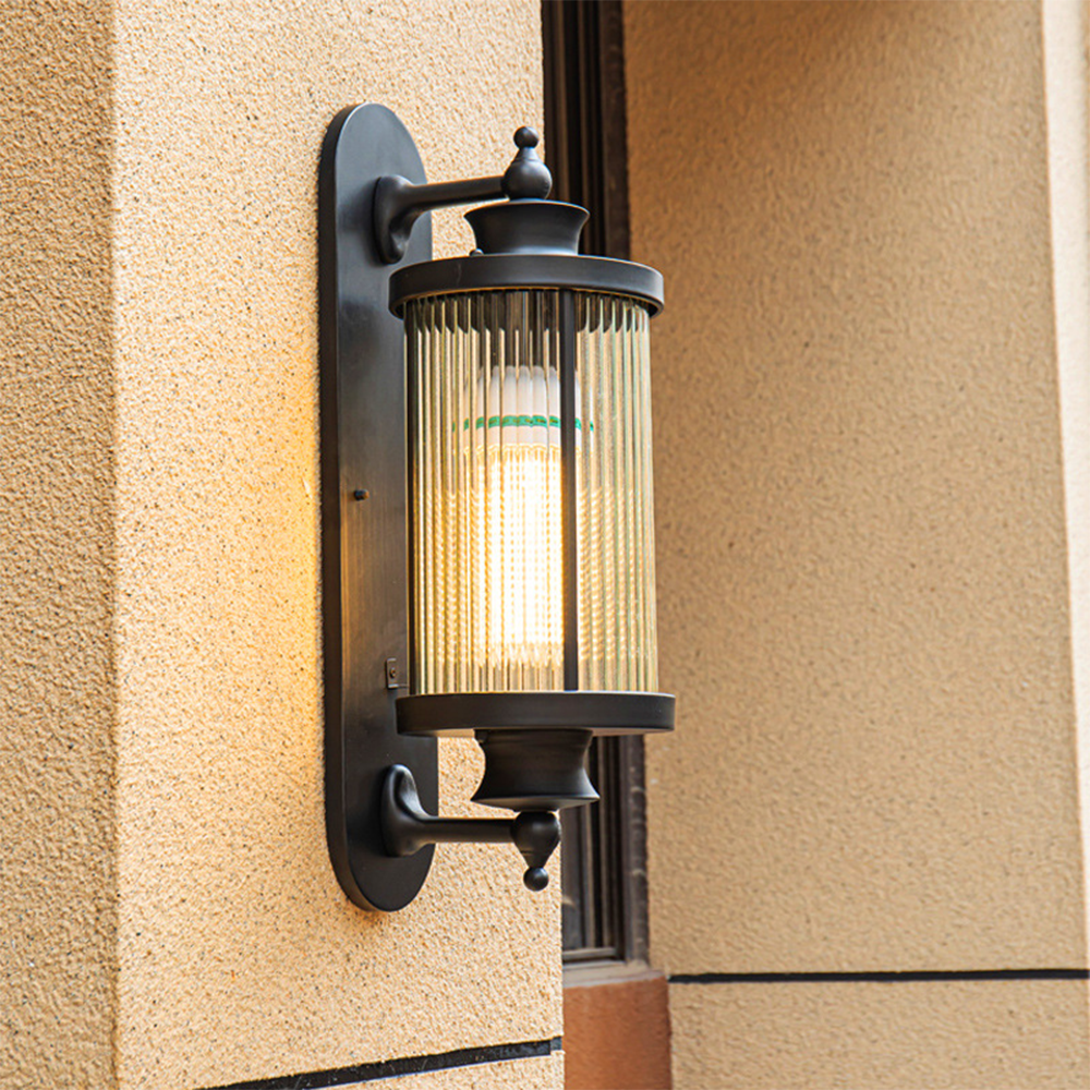 Vintage Lantern Outdoor Wall Lamp -Homdiy