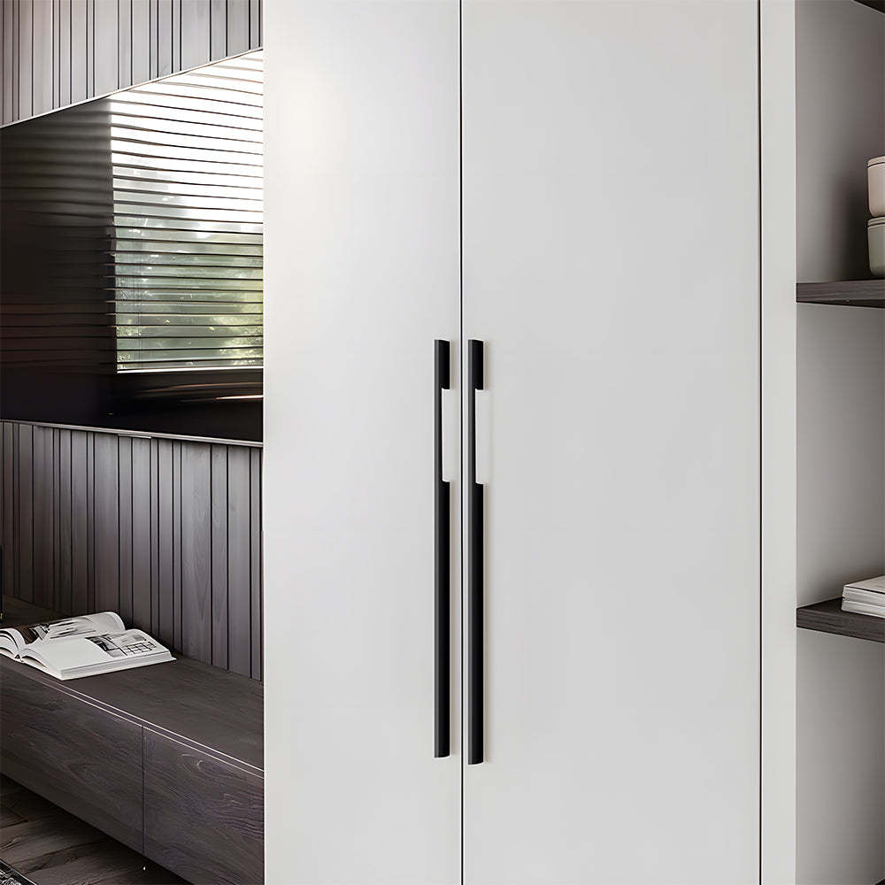 Solid Aluminum Alloy Modern Slimline Gold Cabinet and Drawer Handles